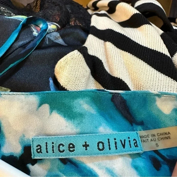 Alice + Olivia Silk  Kimono  Tunic Top Cover Up~   Small- FINAL PRICE - Picture 5 of 6